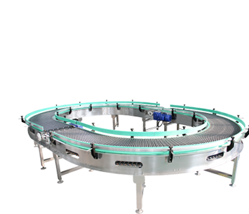 Modular plastic belt conveyor