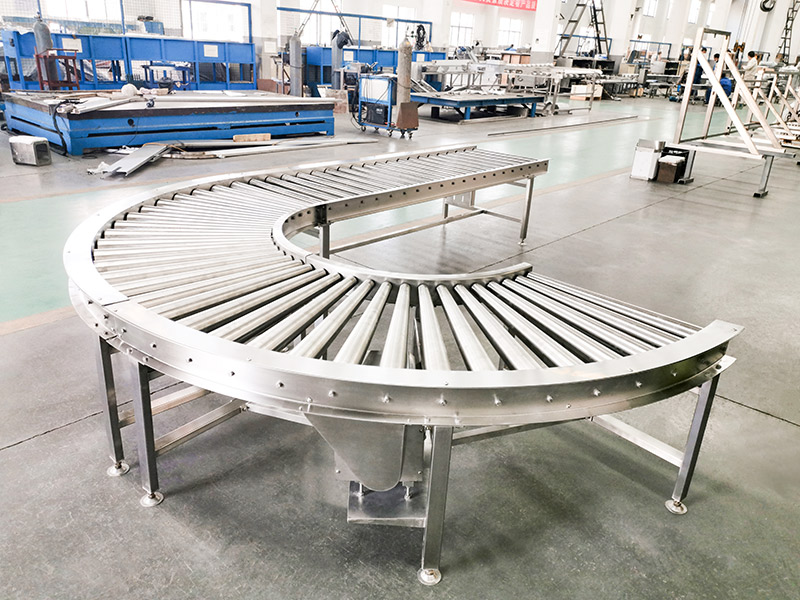 Roller conveyor line
