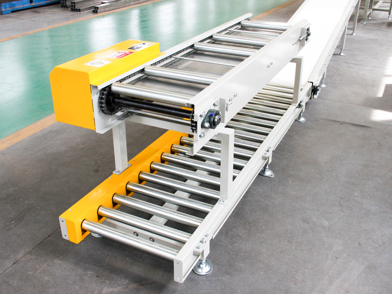 Roller conveyor line
