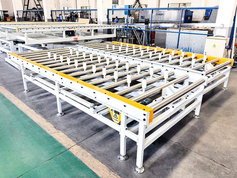 Roller conveyor line