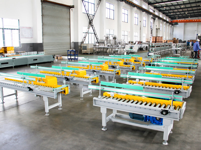 Roller conveyor line