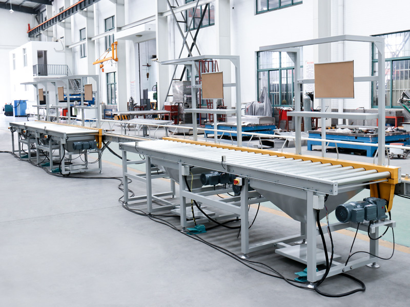 Roller conveyor line