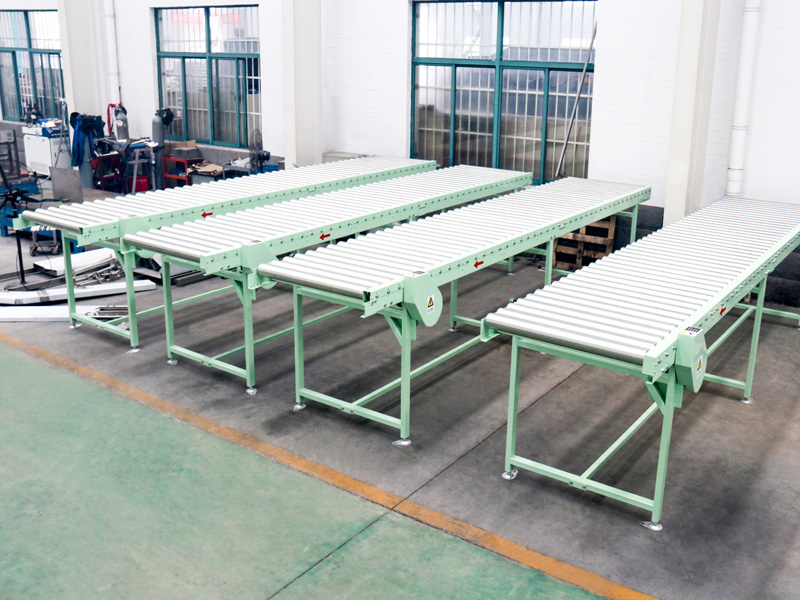 Roller conveyor line