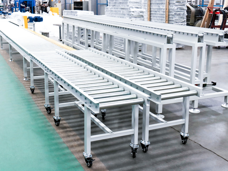 Roller conveyor line
