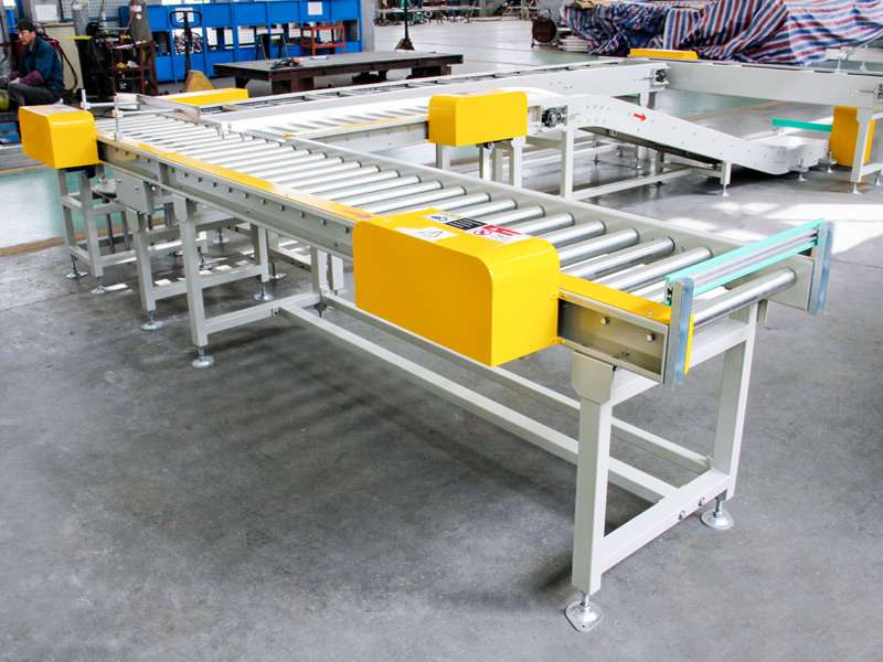 Roller conveyor line