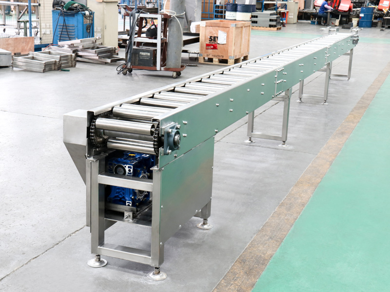 Roller conveyor line