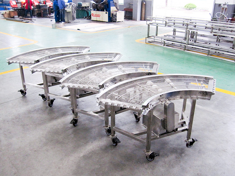 Metal mesh belt conveyor