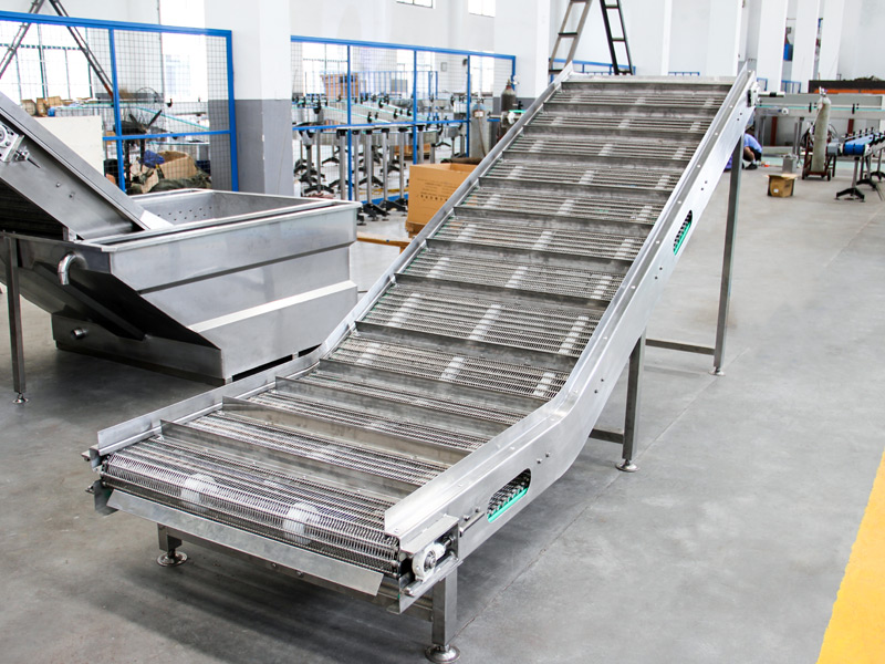 Metal mesh belt conveyor