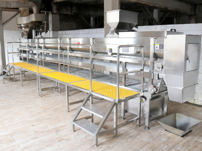 Metal mesh belt conveyor