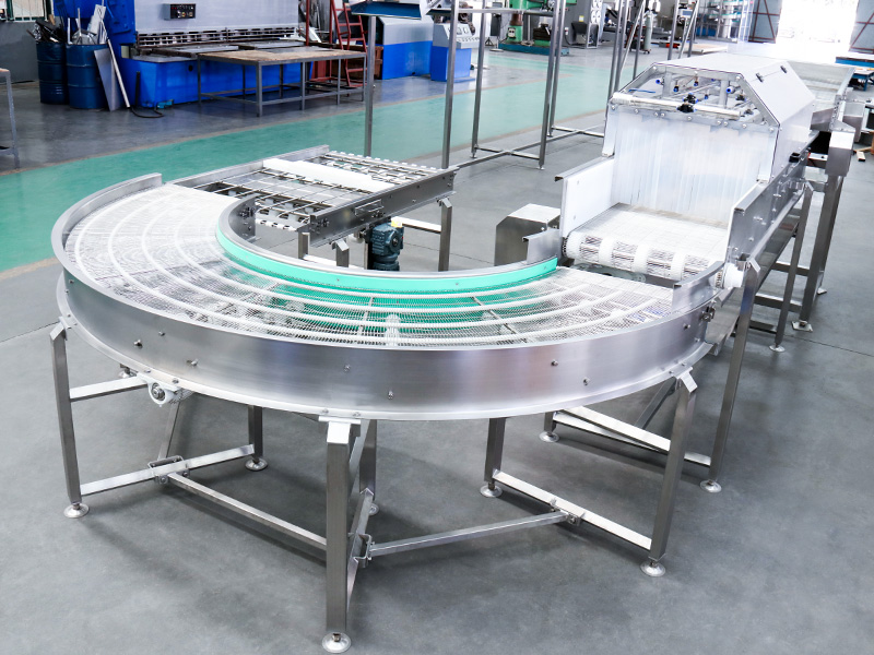 Metal mesh belt conveyor