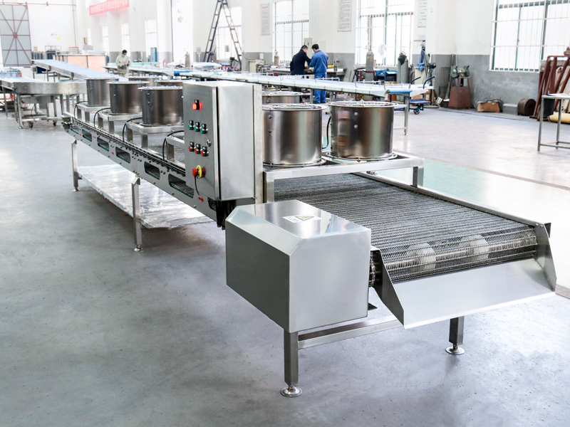 Metal mesh belt conveyor
