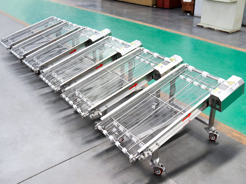 Metal mesh belt conveyor