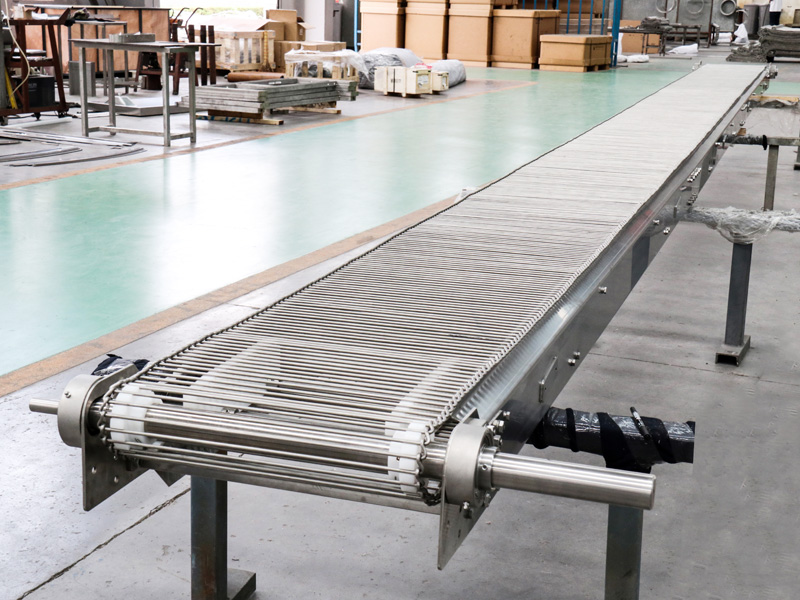 Metal mesh belt conveyor