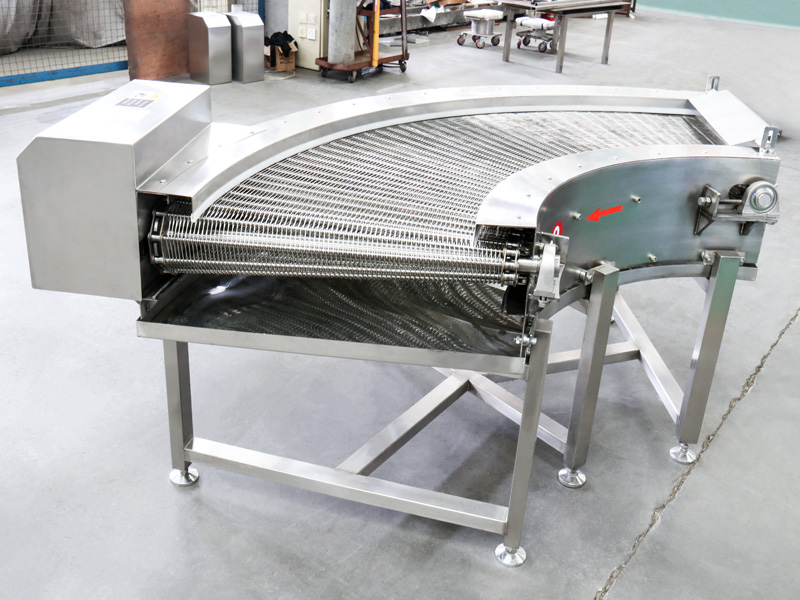 Metal mesh belt conveyor