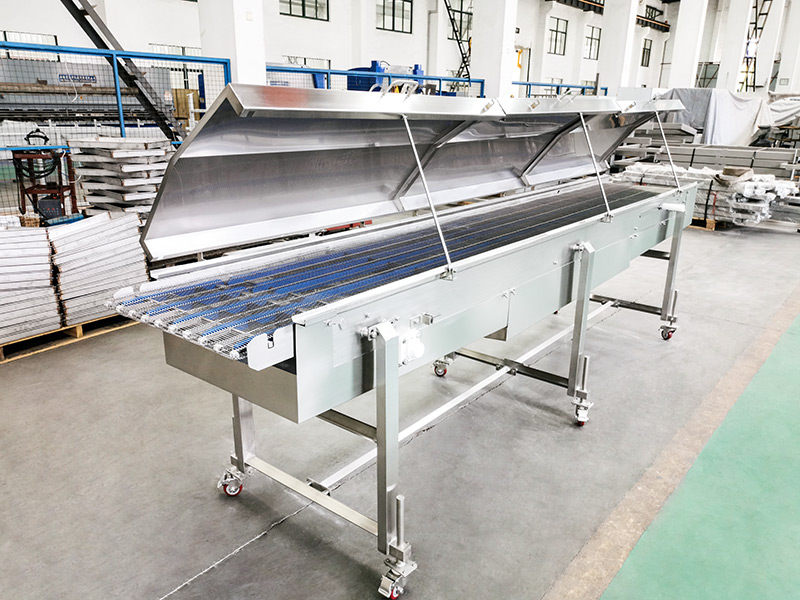 Metal mesh belt conveyor