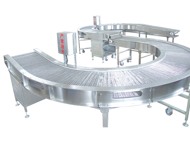 Metal mesh belt conveyor