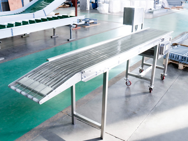 Metal mesh belt conveyor