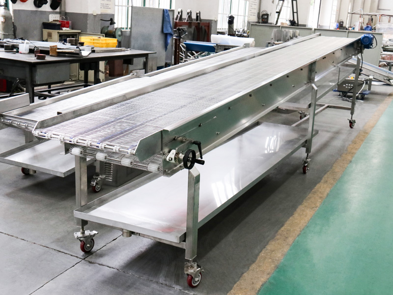 Metal mesh belt conveyor