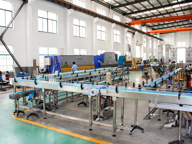Table top chain conveyor
