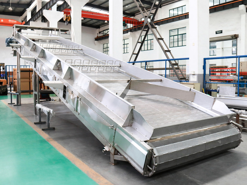 Table top chain conveyor