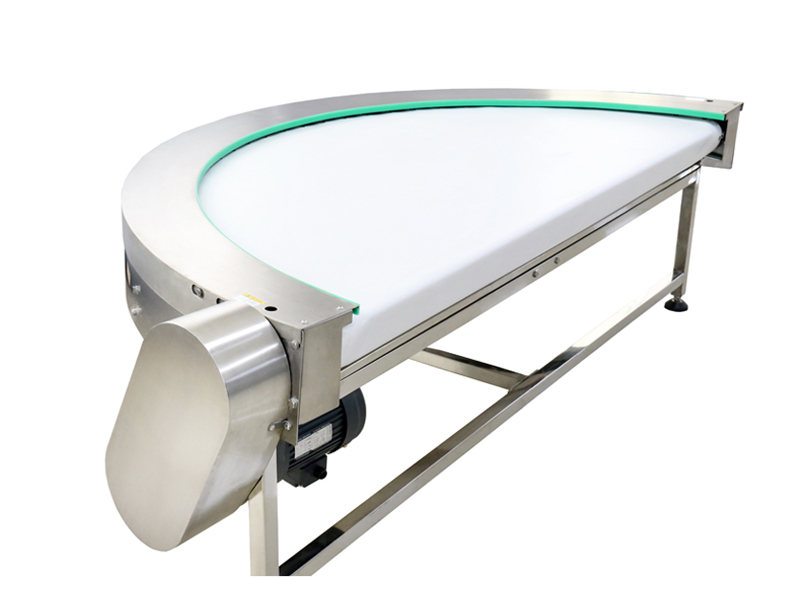 Stainless steel 180 Degree Curve Conveyor