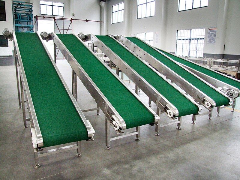 Belt conveyor line